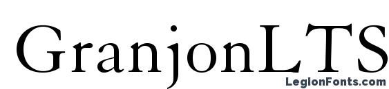шрифт GranjonLTStd, бесплатный шрифт GranjonLTStd, предварительный просмотр шрифта GranjonLTStd