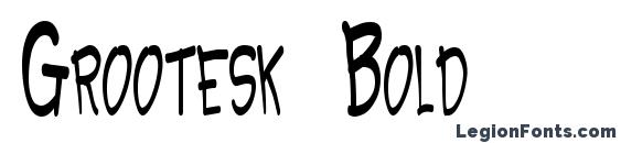 Grootesk Bold font, free Grootesk Bold font, preview Grootesk Bold font