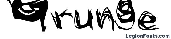 Grunge font, free Grunge font, preview Grunge font