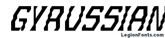 шрифт Gyrussian, бесплатный шрифт Gyrussian, предварительный просмотр шрифта Gyrussian