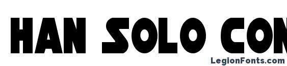 Han Solo Condensed font, free Han Solo Condensed font, preview Han Solo Condensed font