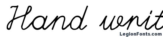 Шрифт Hand writing Mutlu