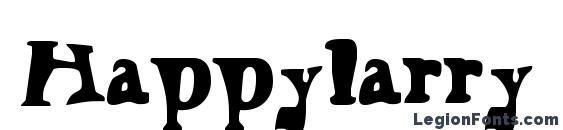 шрифт Happylarry, бесплатный шрифт Happylarry, предварительный просмотр шрифта Happylarry