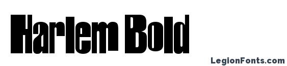 шрифт Harlem Bold, бесплатный шрифт Harlem Bold, предварительный просмотр шрифта Harlem Bold