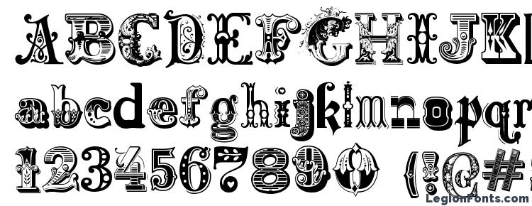 glyphs Harlequinade font, сharacters Harlequinade font, symbols Harlequinade font, character map Harlequinade font, preview Harlequinade font, abc Harlequinade font, Harlequinade font