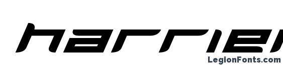 Шрифт Harrier Bold Expanded Italic