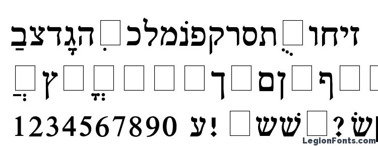free hebrew fonts for mac os x
