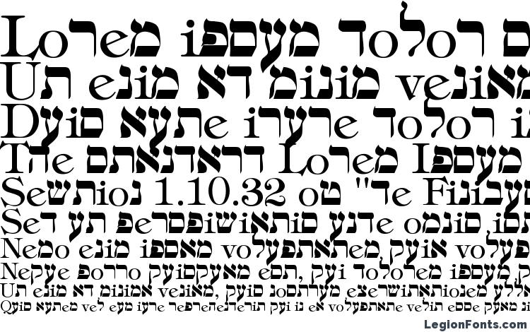 hebrew font for mac