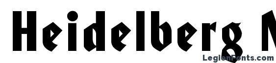 шрифт Heidelberg Normal, бесплатный шрифт Heidelberg Normal, предварительный просмотр шрифта Heidelberg Normal