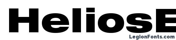 HeliosExtBlack font, free HeliosExtBlack font, preview HeliosExtBlack font