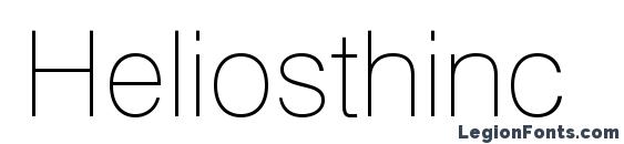 шрифт Heliosthinc, бесплатный шрифт Heliosthinc, предварительный просмотр шрифта Heliosthinc