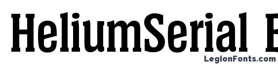 HeliumSerial Bold Font
