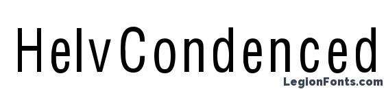 HelvCondenced90 Font
