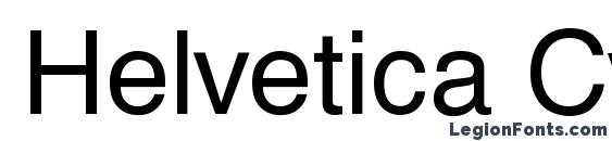 Шрифт Helvetica Cyrillic Upright