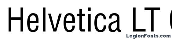Helvetica LT Condensed Medium Font