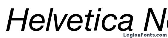 Helvetica Neue CE 56 Italic Font