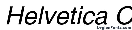 Шрифт Helvetica Oblique