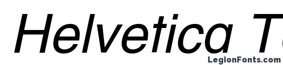 Шрифт Helvetica Textbook LT Oblique