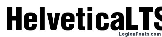 HelveticaLTStd BlkCond Font