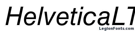 Шрифт HelveticaLTStd Obl