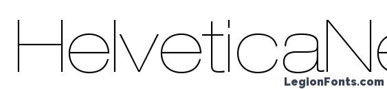 HelveticaNeueLTStd UltLtEx Font