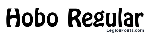 шрифт Hobo Regular, бесплатный шрифт Hobo Regular, предварительный просмотр шрифта Hobo Regular