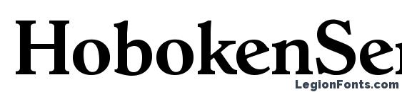 HobokenSerial Medium Regular Font