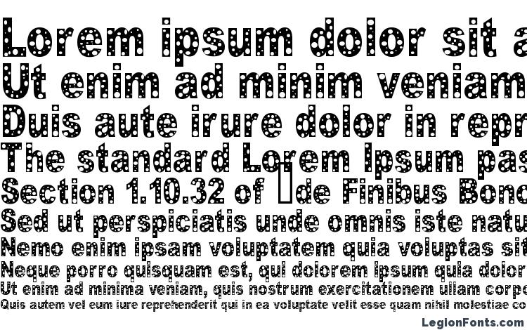specimens HOLE font, sample HOLE font, an example of writing HOLE font, review HOLE font, preview HOLE font, HOLE font