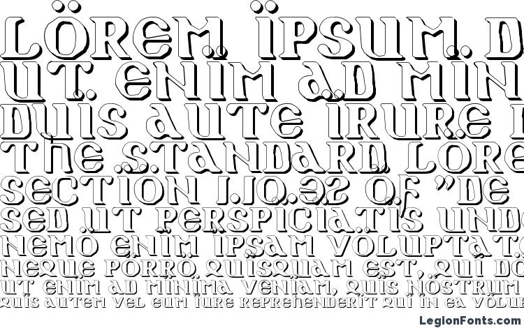 specimens Holy Empire Shadow font, sample Holy Empire Shadow font, an example of writing Holy Empire Shadow font, review Holy Empire Shadow font, preview Holy Empire Shadow font, Holy Empire Shadow font
