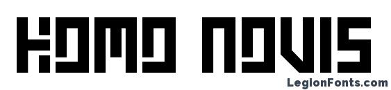Homo novis Font