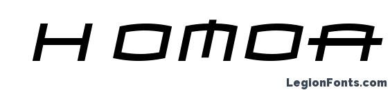 шрифт Homoarakhn, бесплатный шрифт Homoarakhn, предварительный просмотр шрифта Homoarakhn