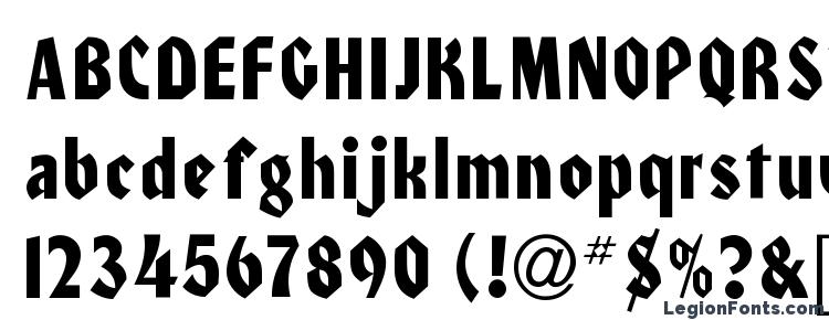 glyphs Honcho Regular font, сharacters Honcho Regular font, symbols Honcho Regular font, character map Honcho Regular font, preview Honcho Regular font, abc Honcho Regular font, Honcho Regular font