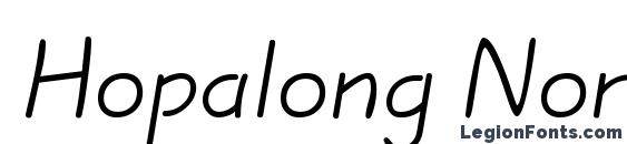 Hopalong Normal Font