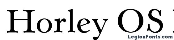 Horley OS MT Semibold Font, Serif Fonts