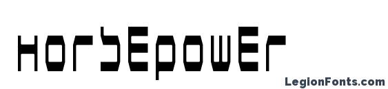 Horsepower font, free Horsepower font, preview Horsepower font