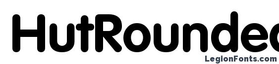 шрифт HutRounded Bold, бесплатный шрифт HutRounded Bold, предварительный просмотр шрифта HutRounded Bold