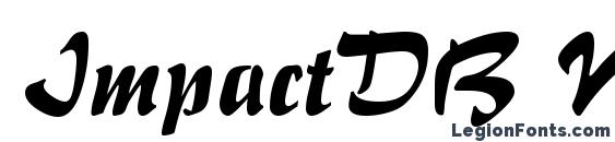 шрифт ImpactDB Normal, бесплатный шрифт ImpactDB Normal, предварительный просмотр шрифта ImpactDB Normal