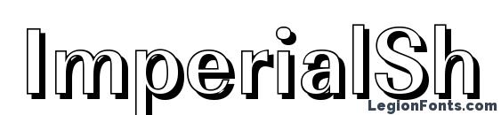 ImperialSh Medium Regular Font, 3D Fonts