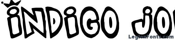 Indigo joker 2 font, free Indigo joker 2 font, preview Indigo joker 2 font