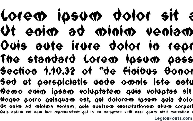 specimens Ingothical Weird Solid font, sample Ingothical Weird Solid font, an example of writing Ingothical Weird Solid font, review Ingothical Weird Solid font, preview Ingothical Weird Solid font, Ingothical Weird Solid font