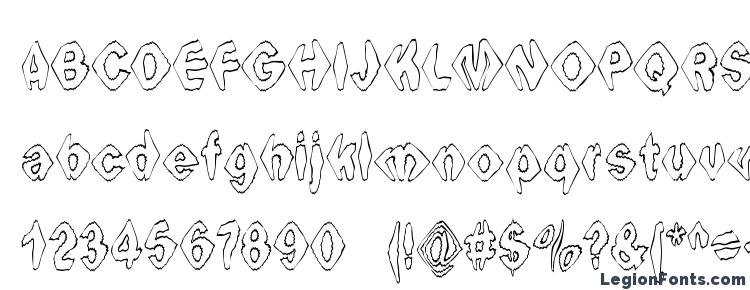 glyphs Ingothical Weird font, сharacters Ingothical Weird font, symbols Ingothical Weird font, character map Ingothical Weird font, preview Ingothical Weird font, abc Ingothical Weird font, Ingothical Weird font