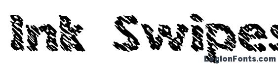 шрифт Ink Swipes BRK, бесплатный шрифт Ink Swipes BRK, предварительный просмотр шрифта Ink Swipes BRK