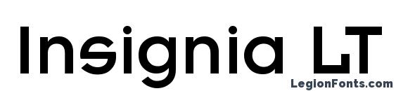 шрифт Insignia LT A, бесплатный шрифт Insignia LT A, предварительный просмотр шрифта Insignia LT A