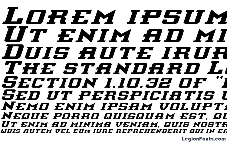 specimens Interceptor Expanded Italic font, sample Interceptor Expanded Italic font, an example of writing Interceptor Expanded Italic font, review Interceptor Expanded Italic font, preview Interceptor Expanded Italic font, Interceptor Expanded Italic font
