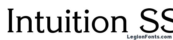 Intuition SSi font, free Intuition SSi font, preview Intuition SSi font