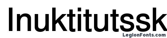 Inuktitutssk bold font, free Inuktitutssk bold font, preview Inuktitutssk bold font