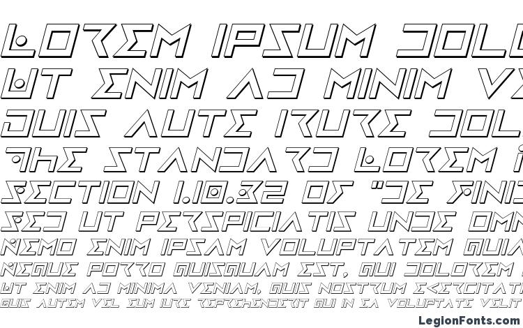 specimens Iron Cobra 3D Italic font, sample Iron Cobra 3D Italic font, an example of writing Iron Cobra 3D Italic font, review Iron Cobra 3D Italic font, preview Iron Cobra 3D Italic font, Iron Cobra 3D Italic font