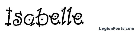 шрифт Isabelle, бесплатный шрифт Isabelle, предварительный просмотр шрифта Isabelle