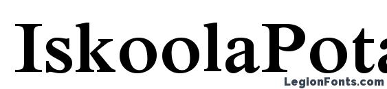 IskoolaPota Bold font, free IskoolaPota Bold font, preview IskoolaPota Bold font