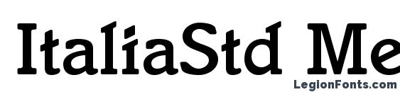 шрифт ItaliaStd Medium, бесплатный шрифт ItaliaStd Medium, предварительный просмотр шрифта ItaliaStd Medium